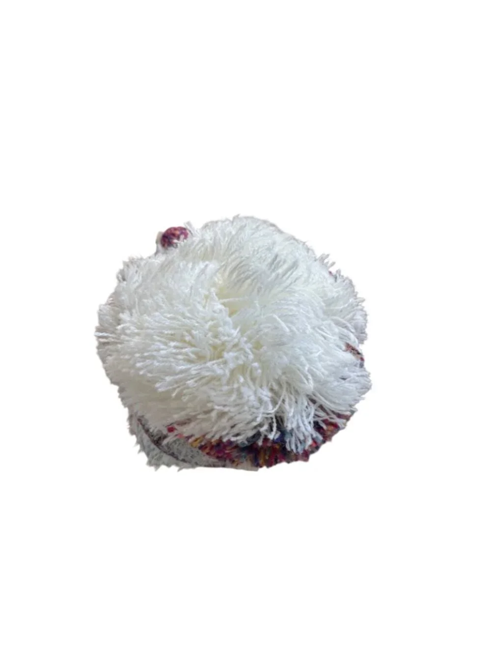 Knit Winter Hat With Poms & Multicolor Minnesota Design